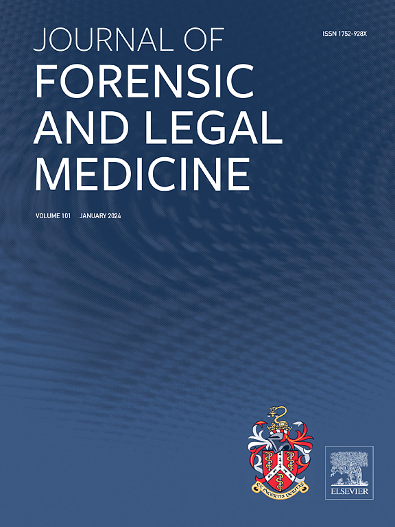 Go to journal home page - Journal of Forensic and Legal Medicine